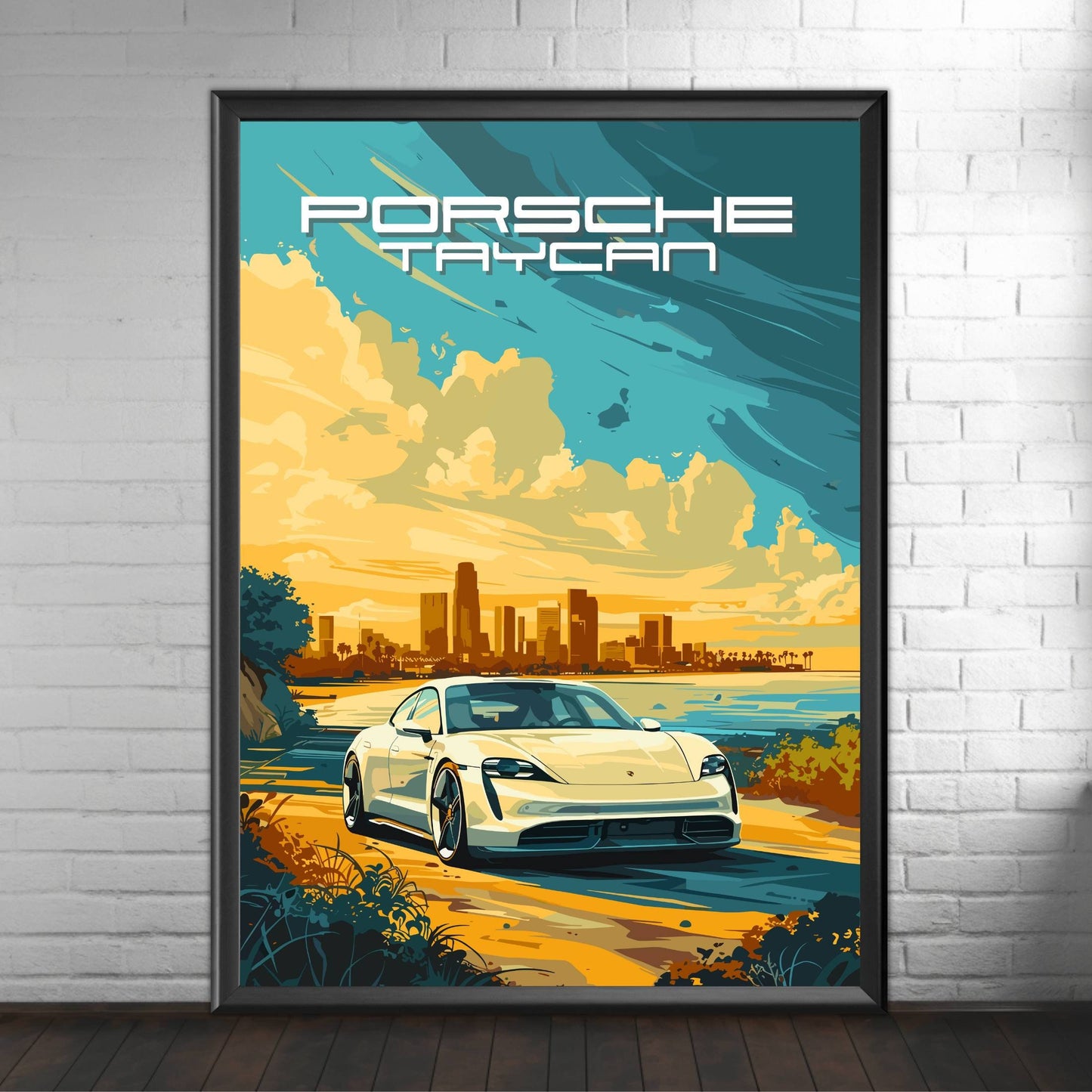 Porsche Taycan Poster