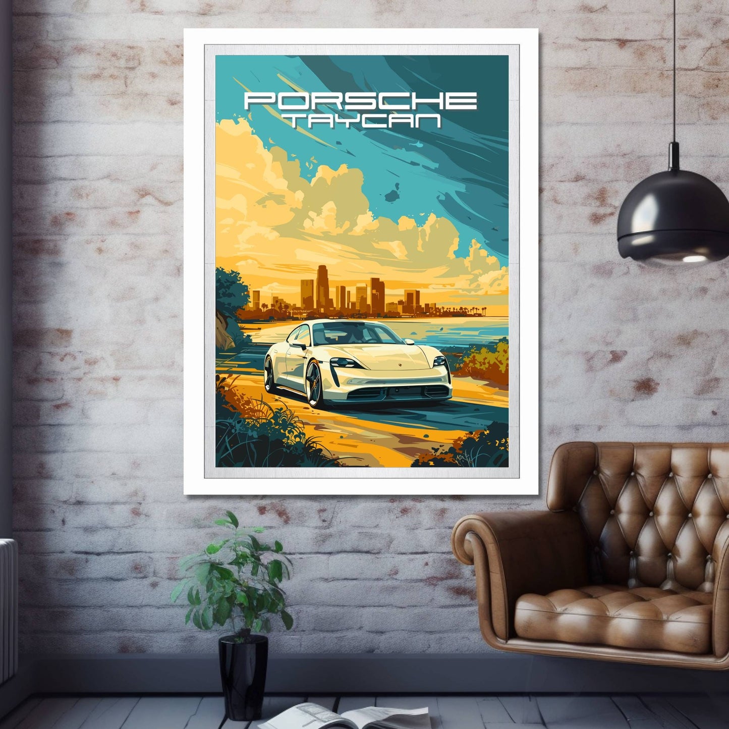 Porsche Taycan Poster