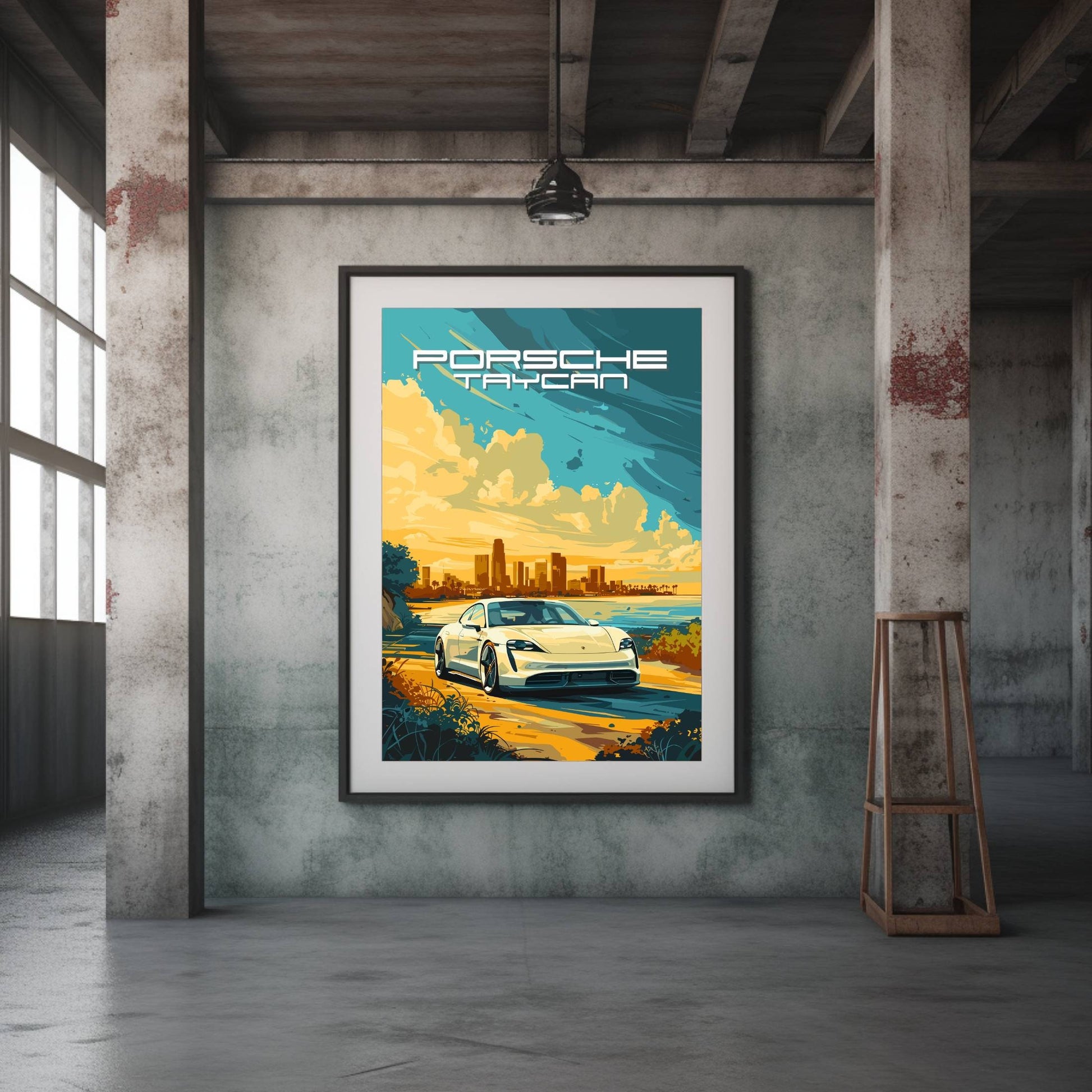 Porsche Taycan Poster