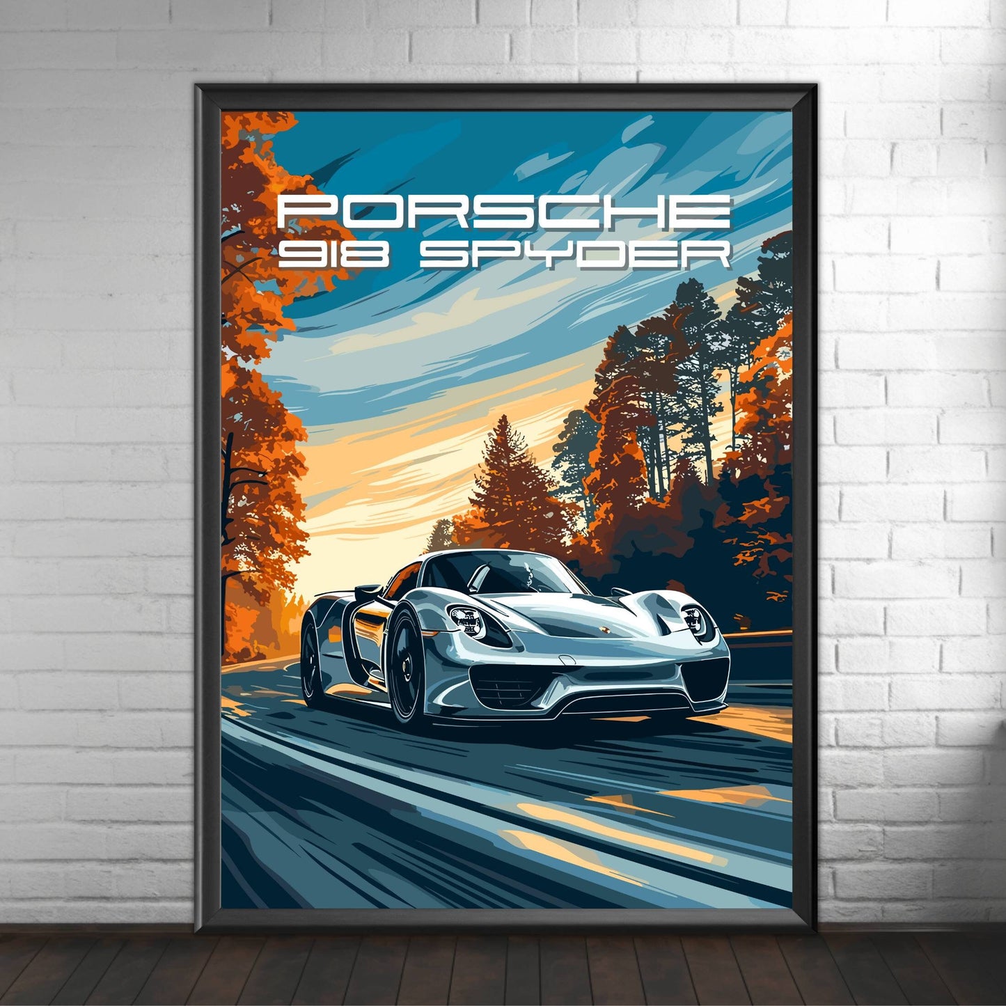 Porsche 918 Spyder Poster