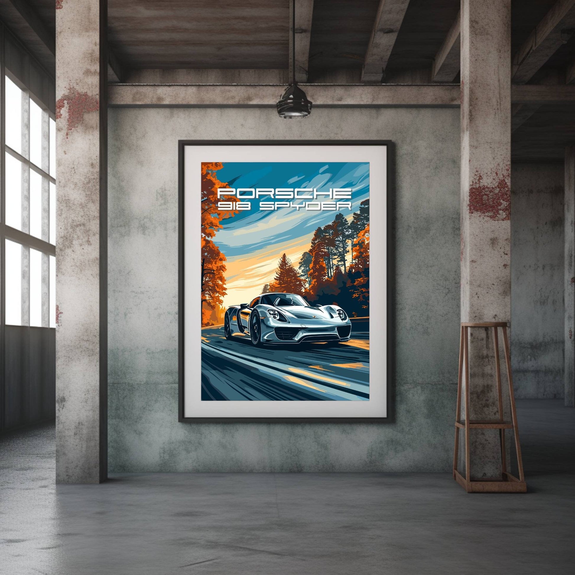 Porsche 918 Spyder Poster