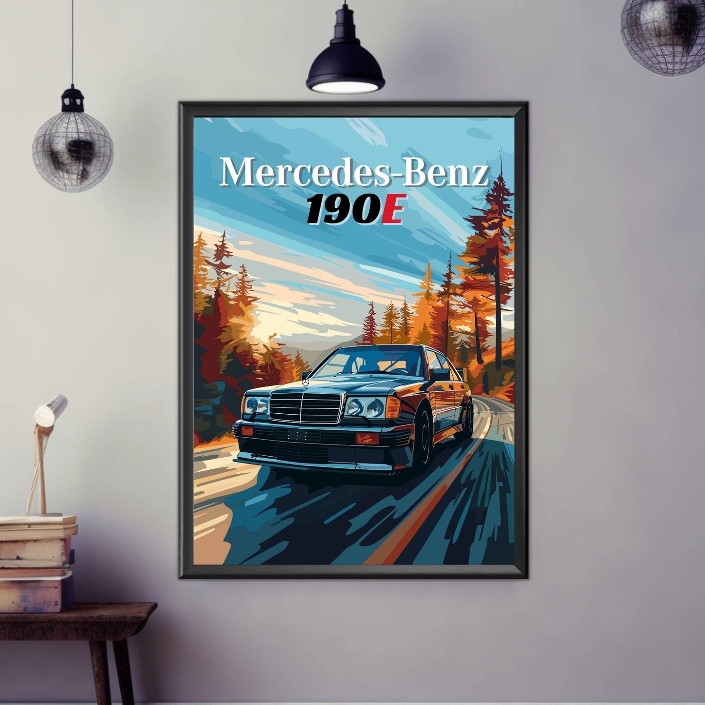 Mercedes-Benz 190E Print. 1990s