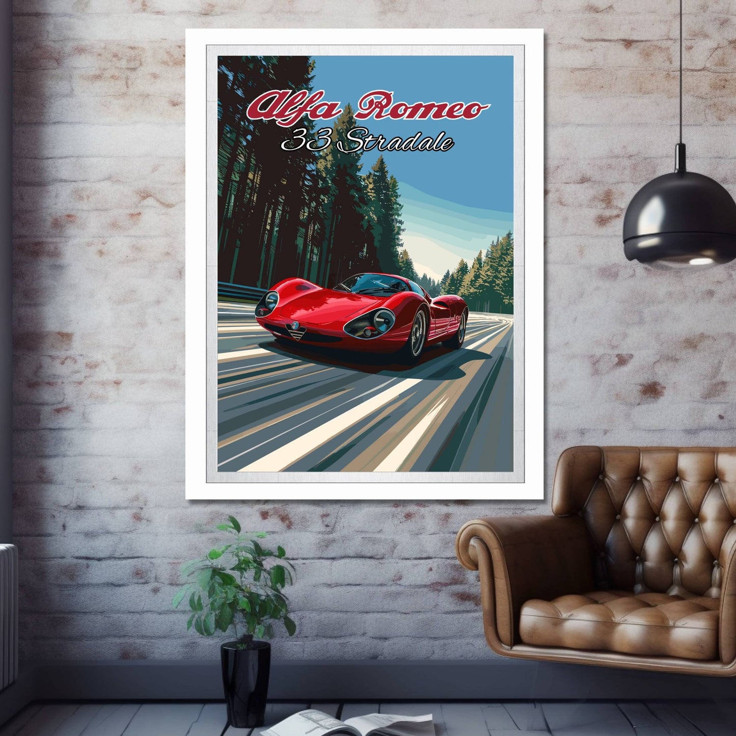 Alfa Romeo 33 Stradale Poster