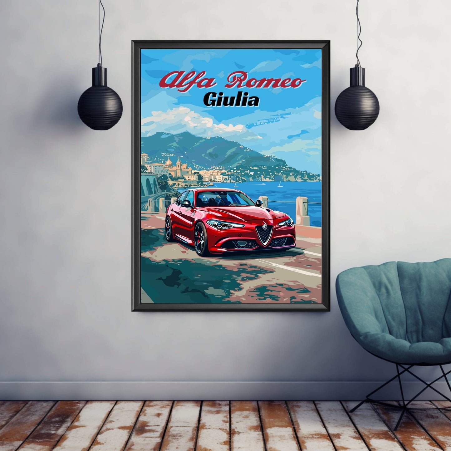 Alfa Romeo Giulia Poster