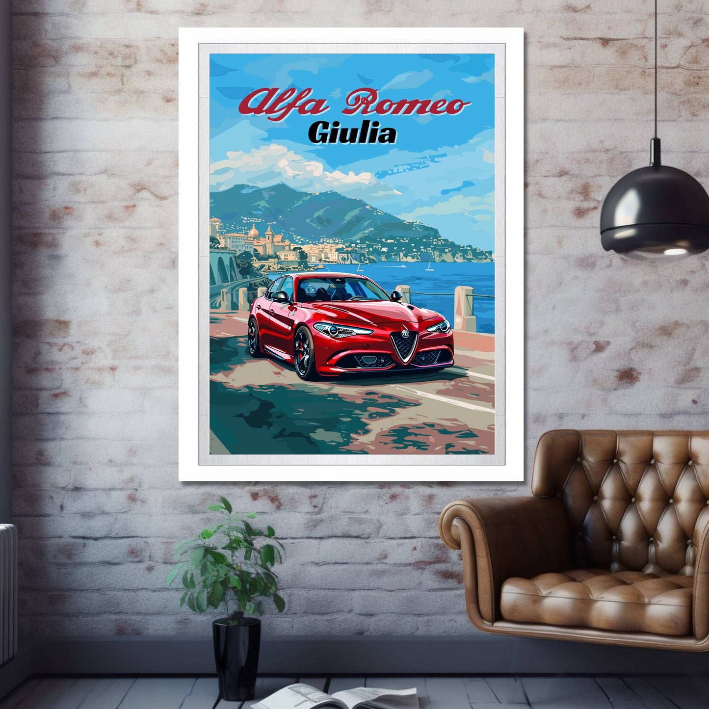 Alfa Romeo Giulia Poster