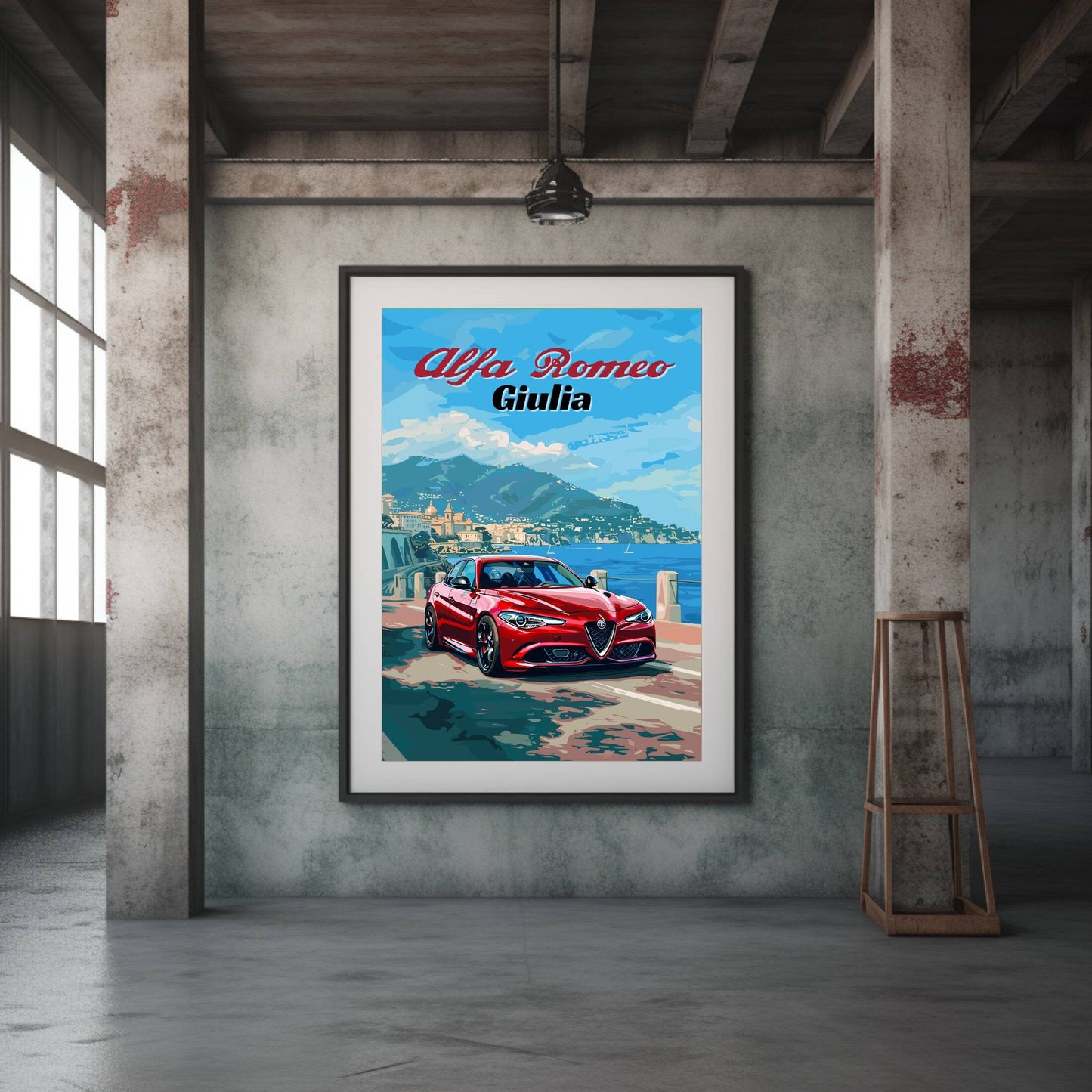 Alfa Romeo Giulia Poster