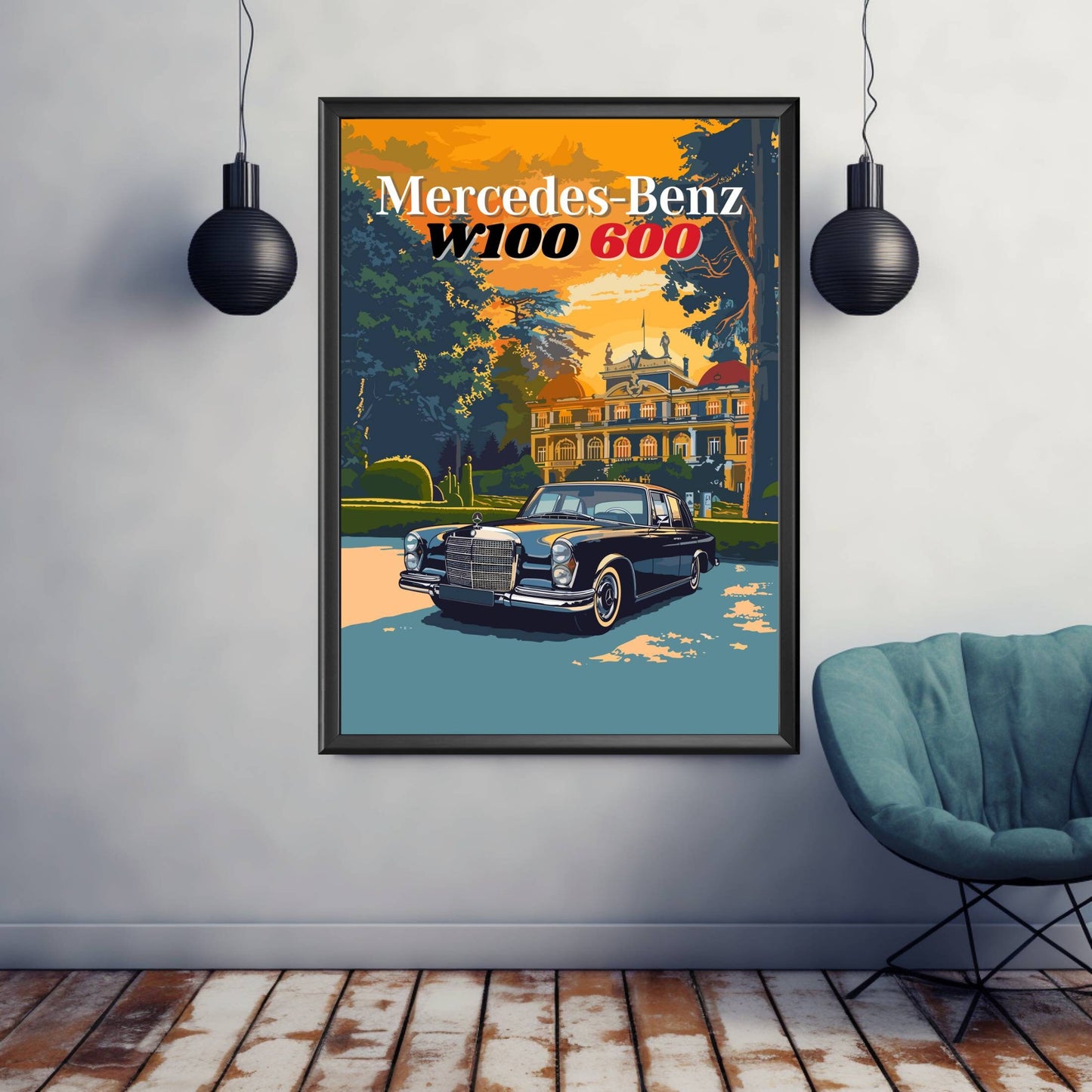 Mercedes-Benz W100 600 Poster