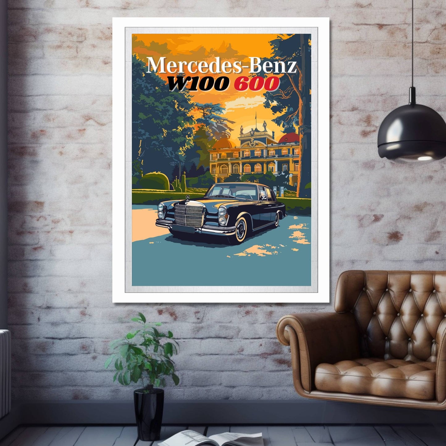 Mercedes-Benz W100 600 Poster