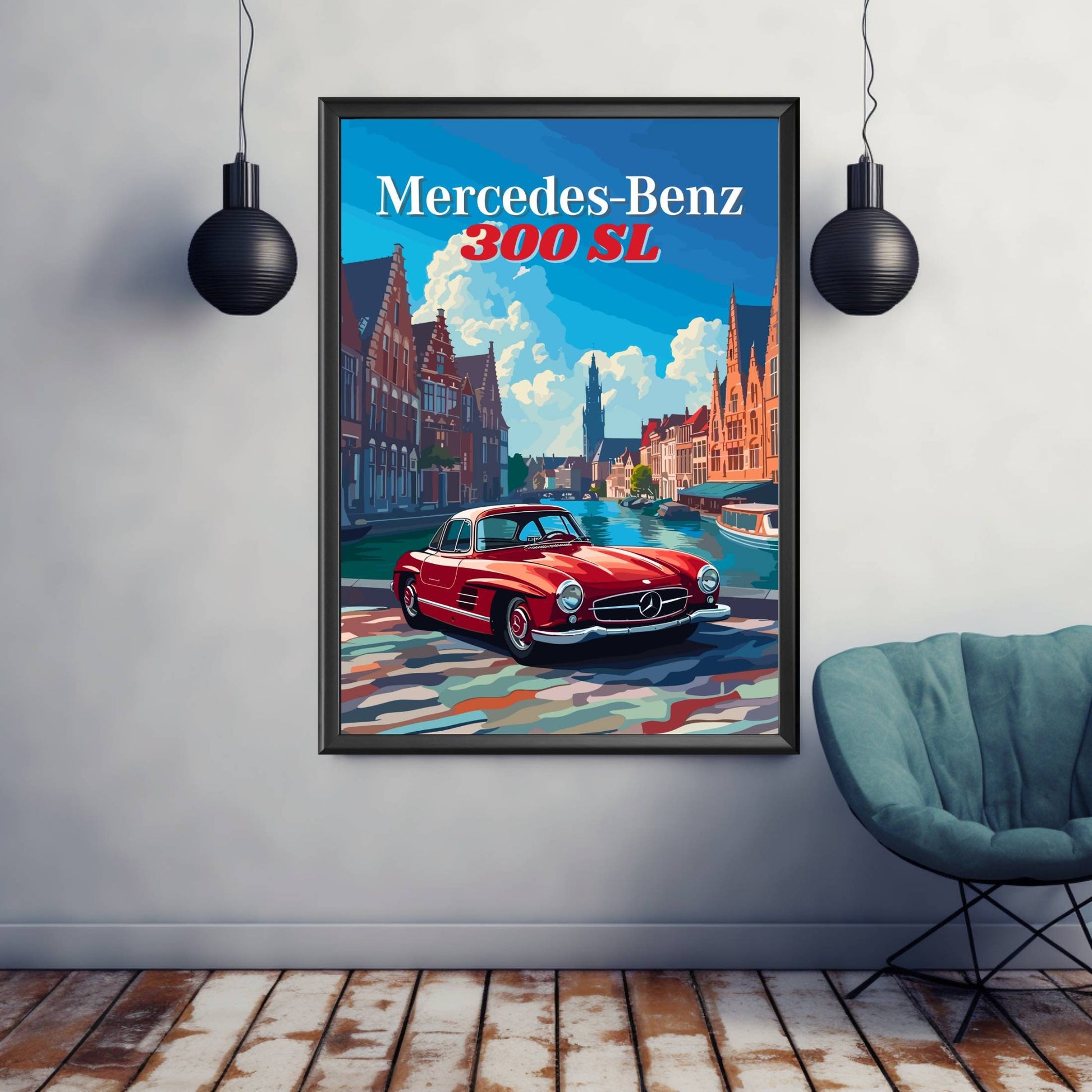 Mercedes-Benz 300SL Poster