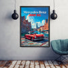 Mercedes-Benz 300SL Poster, Mercedes-Benz 300SL Print, 1950s Car, Classic Car Print, Car Print, Car Poster, Vintage Car Print, Car Art