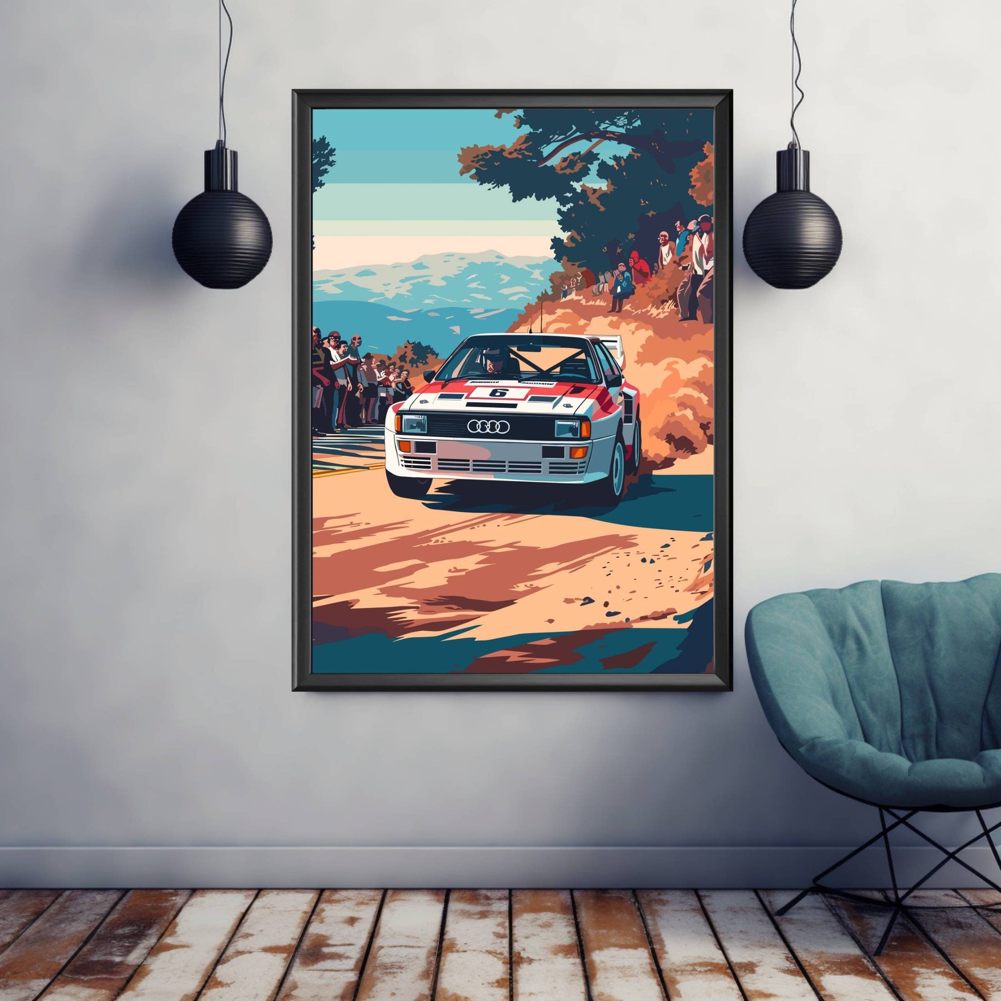 Audi Quattro S1 Print