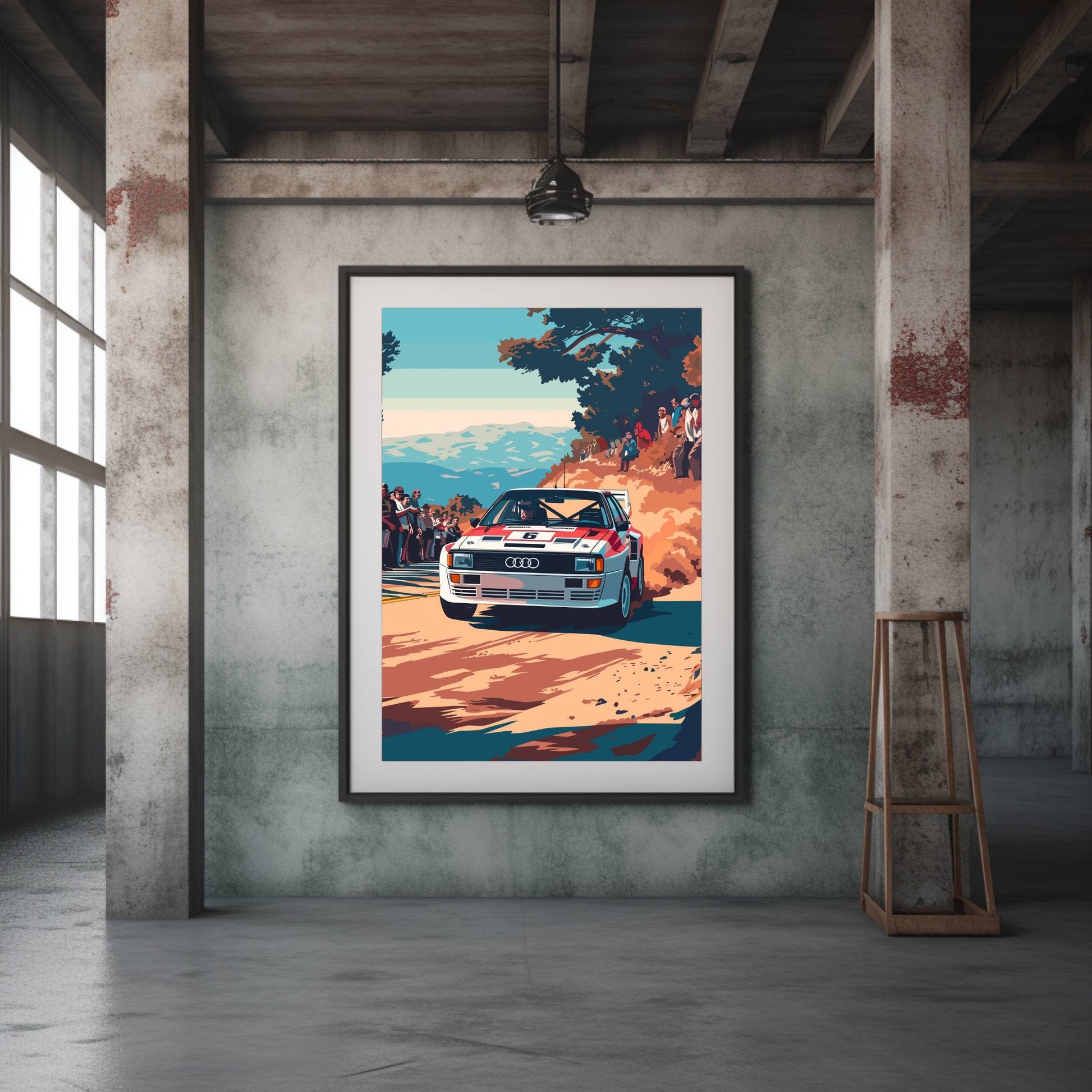 Audi Quattro S1 Print