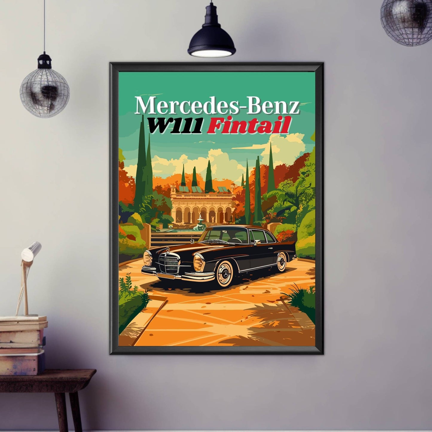 Mercedes-Benz W111 Fintail Poster