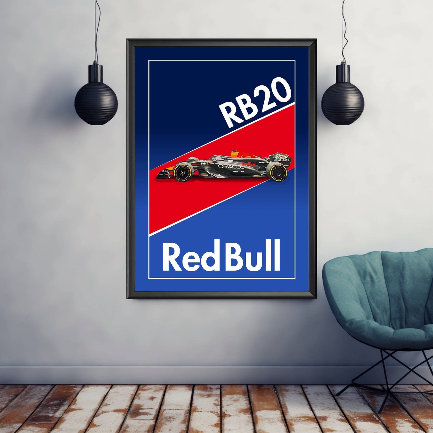 Red Bull Racing F1 Poster