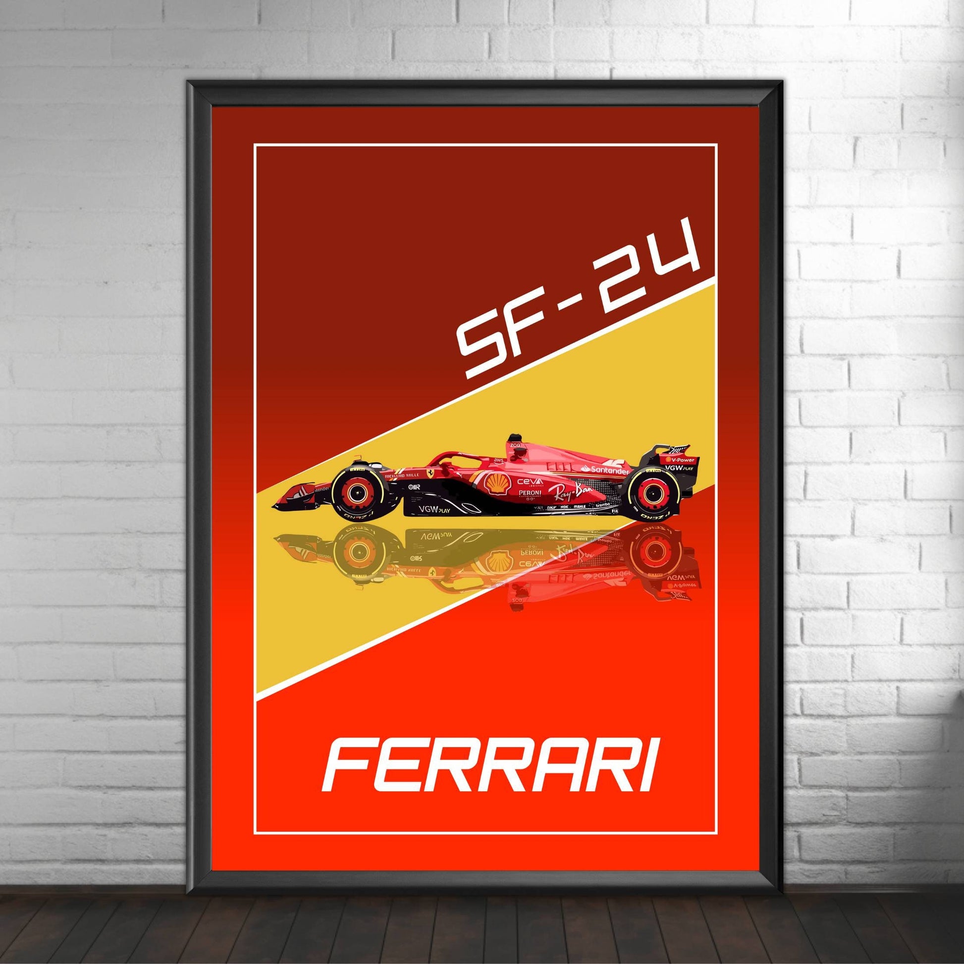 Scuderia Ferrari SF-24 Print, Formula 1