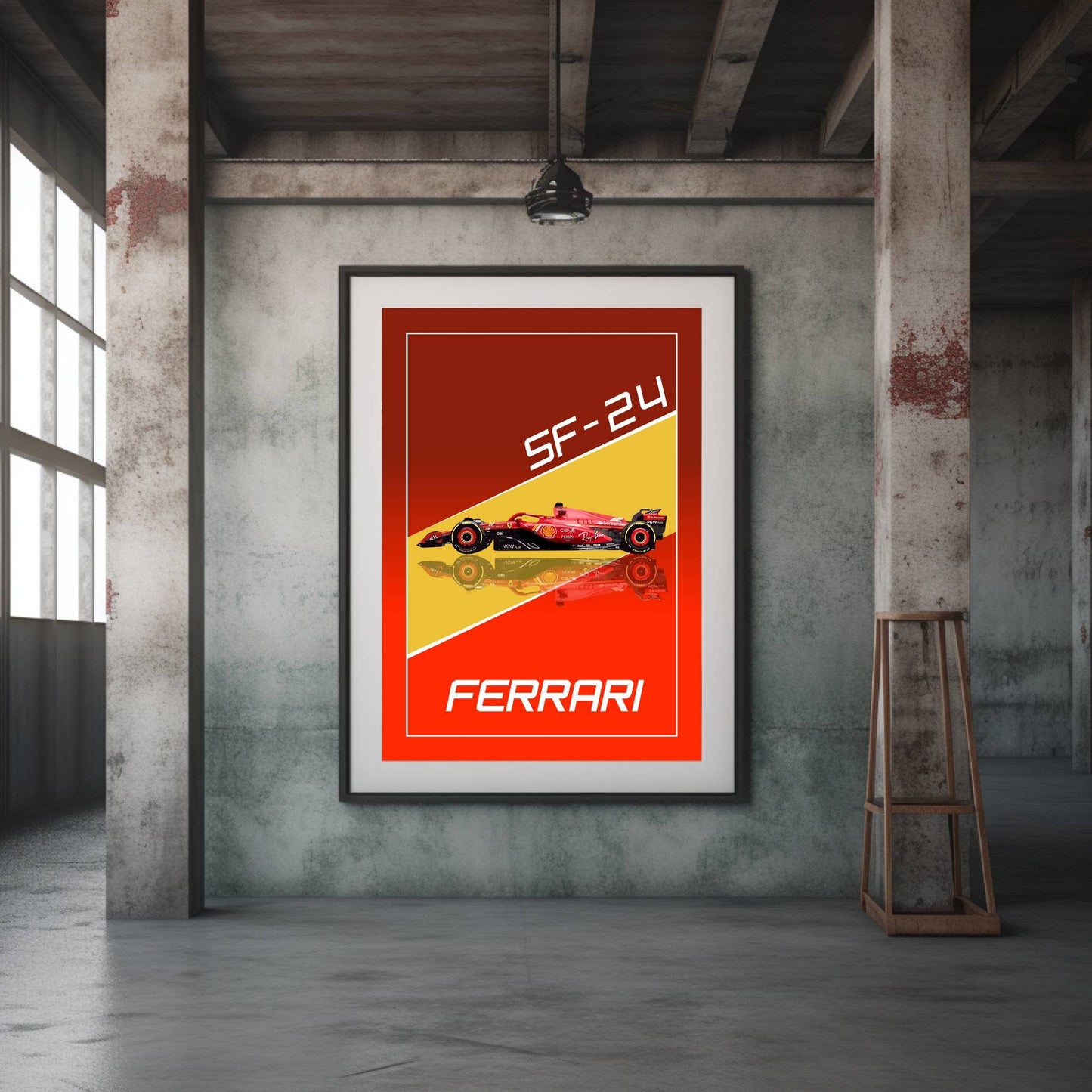 Scuderia Ferrari SF-24 Print, Formula 1