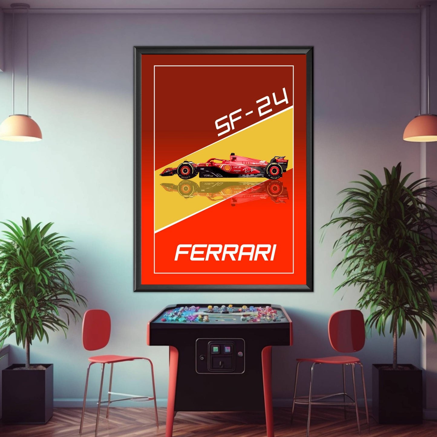 Scuderia Ferrari SF-24 Print, Formula 1