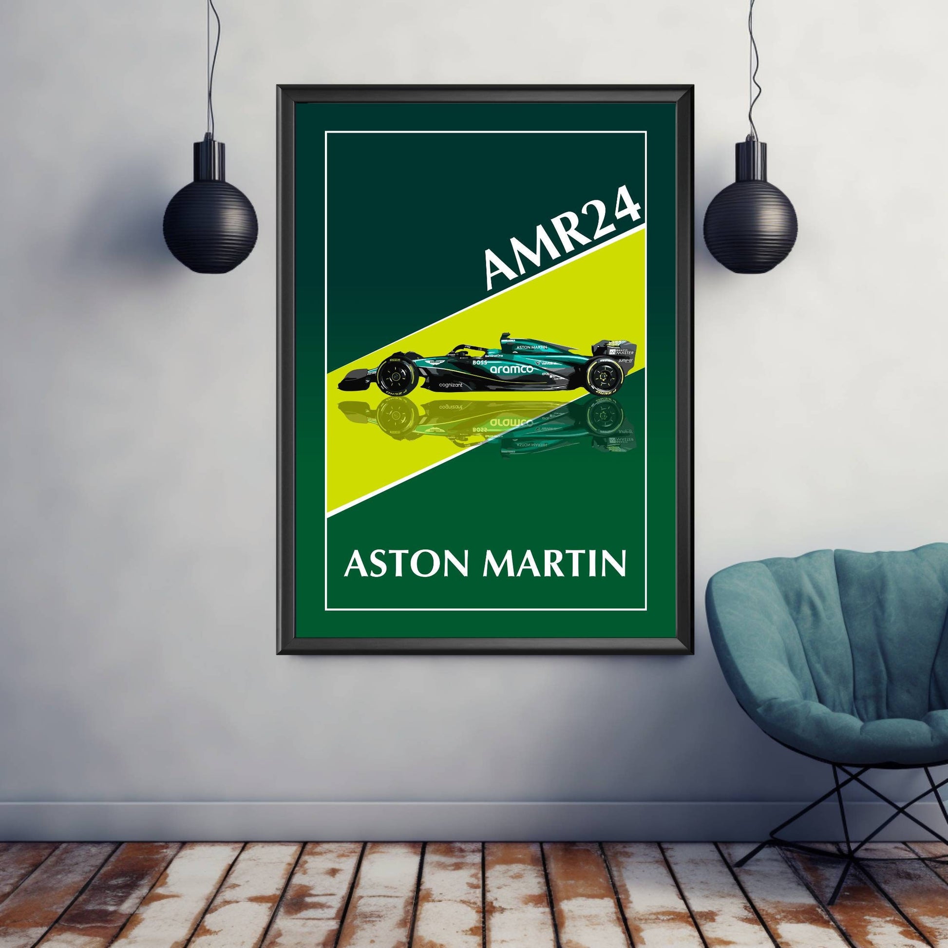 Aston Martin Poster, F1 Print