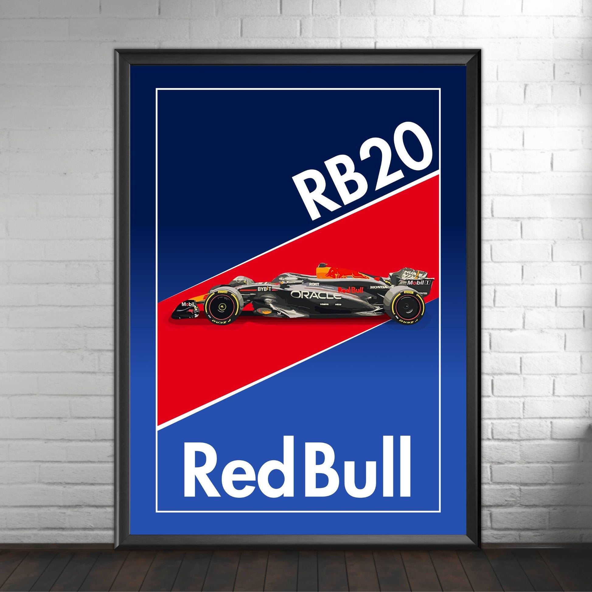 Red Bull Racing F1 Poster