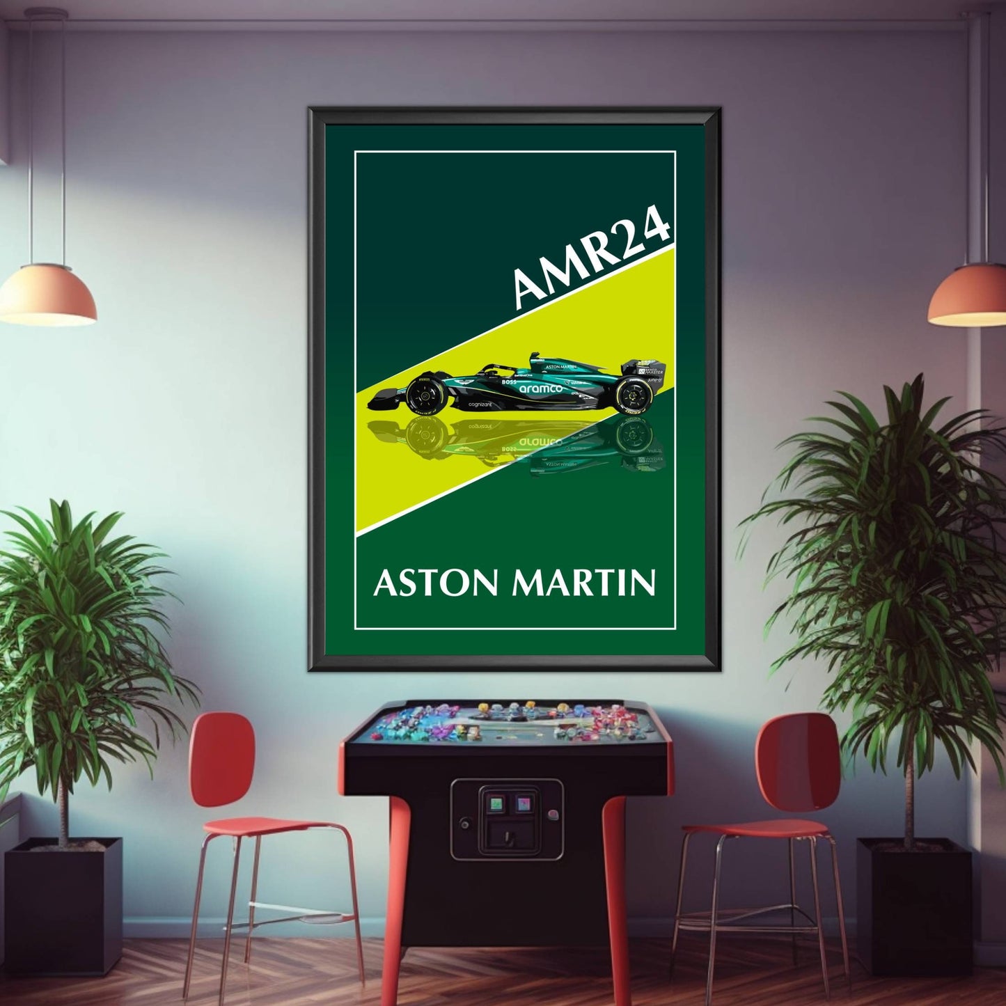 Aston Martin Poster, F1 Print