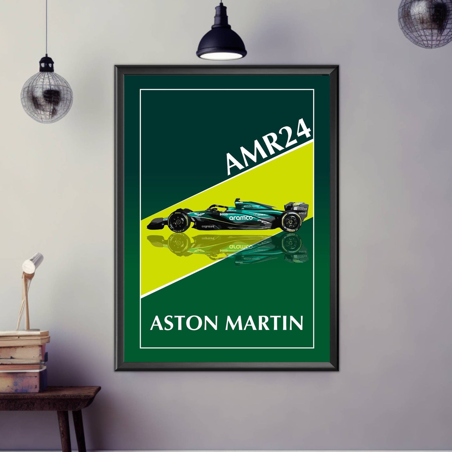 Aston Martin Poster, F1 Print