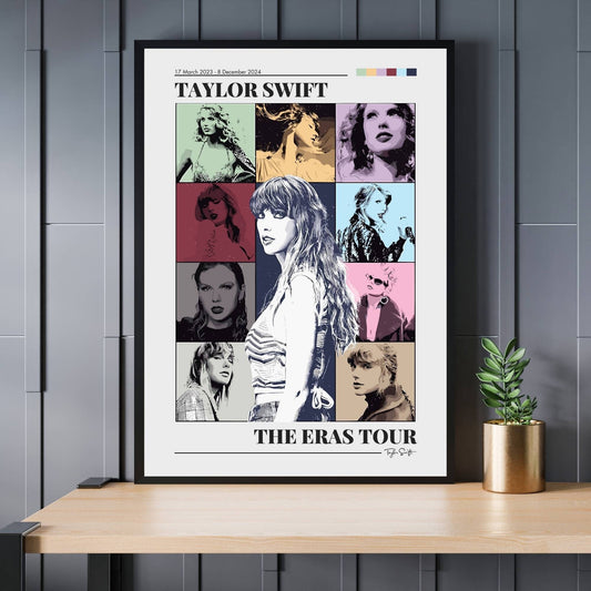 Taylor Swift Poster, Music Poster, The Eras Tour Print, Taylor Swift Print, Digital Download, Music Art, The Eras Tour Poster