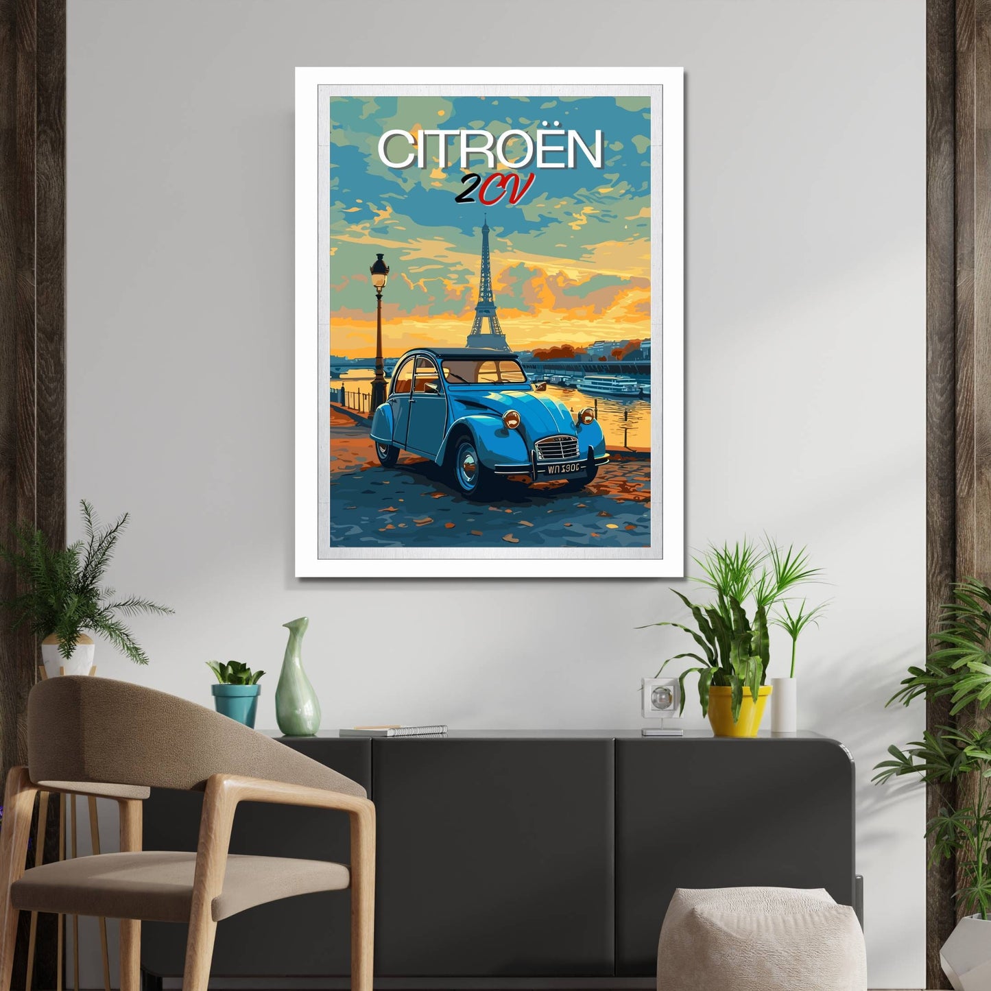 1950s Citroen 2CV Poster