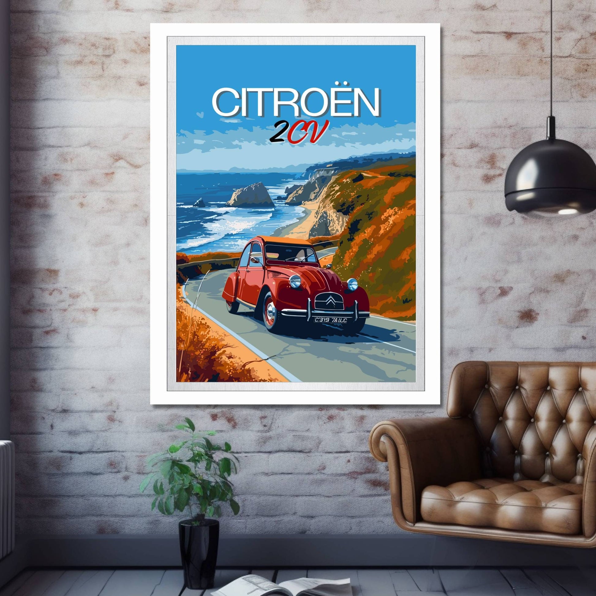 1950s Citroen 2CV Poster