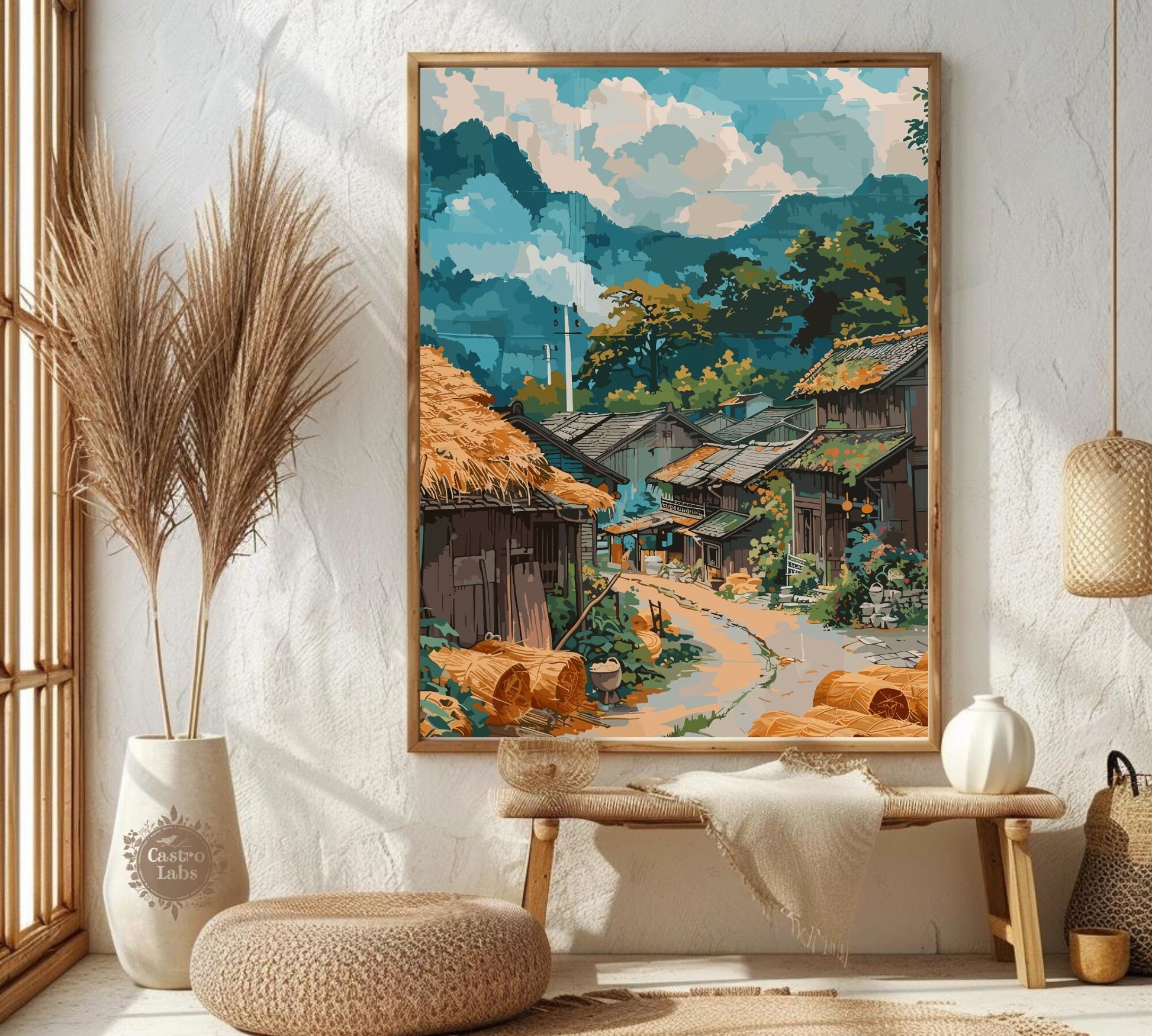 Captivating Rural Beauty of Vietnam Poster