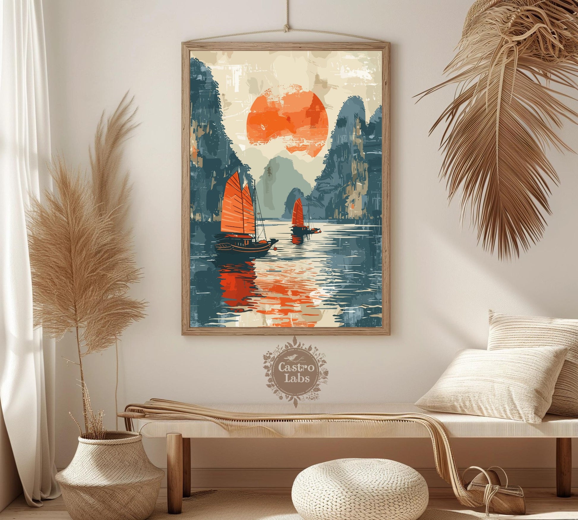 Halong Bay Vietnam Poster