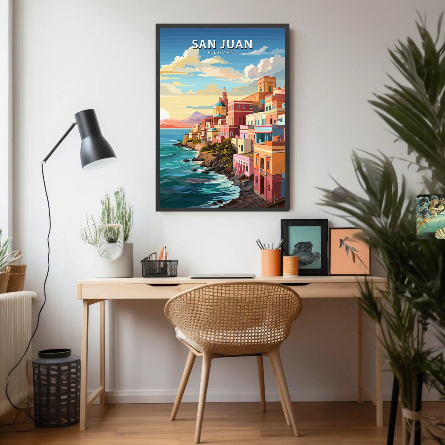 San Juan travel poster