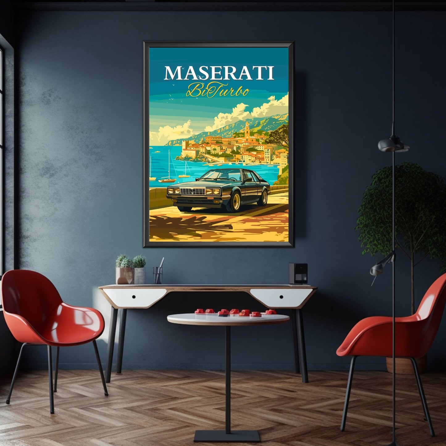 Maserati Bi Turbo Poster