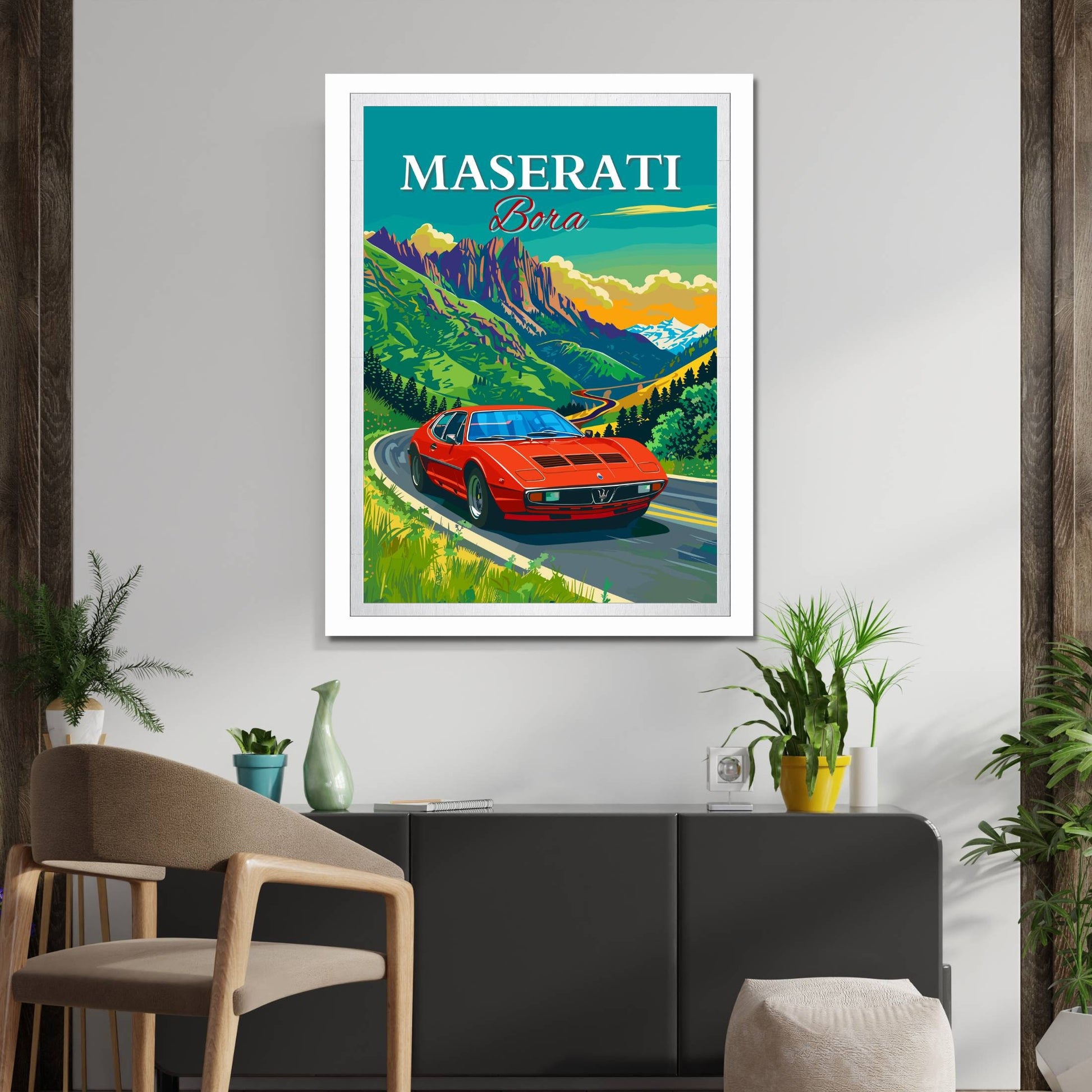 Maserati Bora Poster