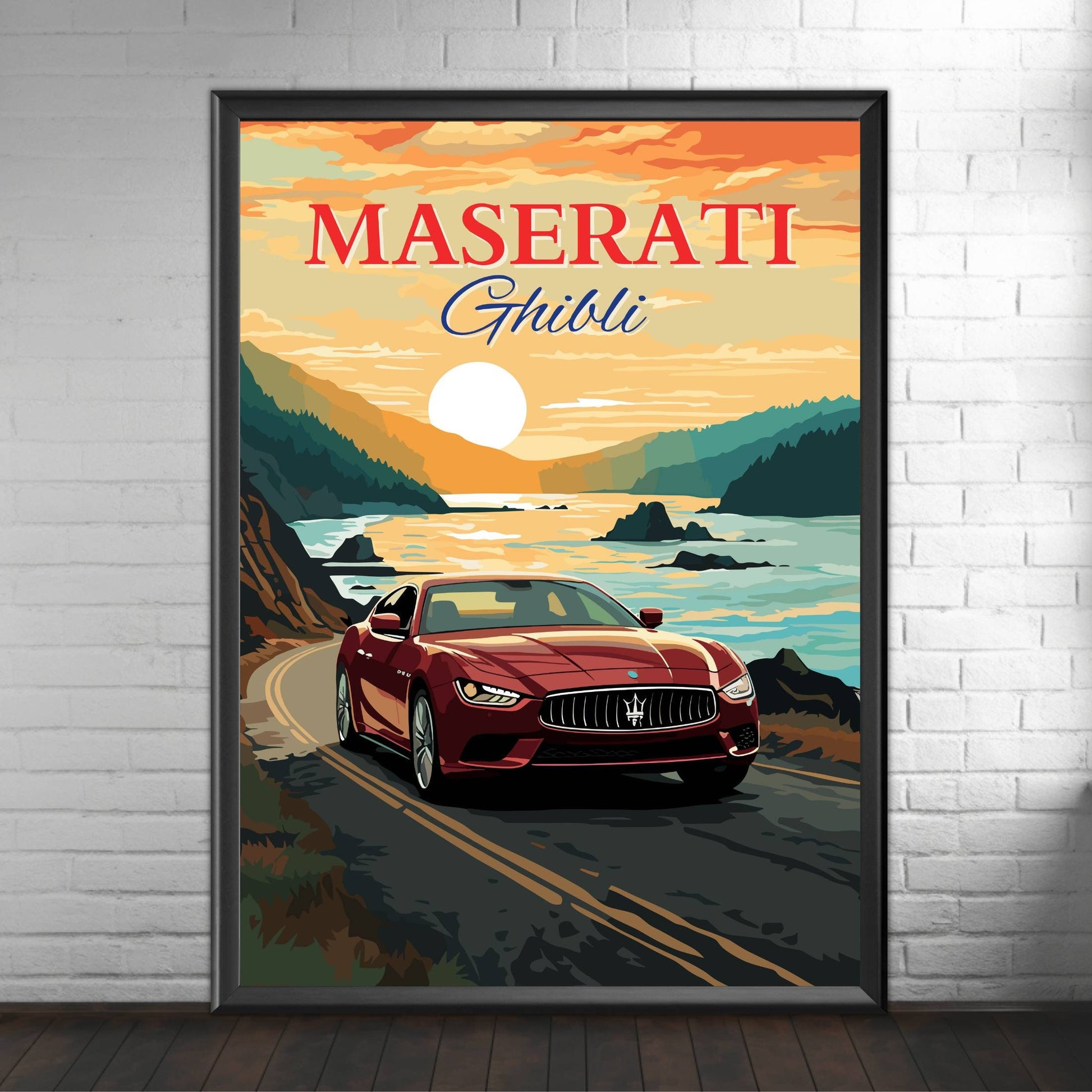 Maserati Ghibli Print