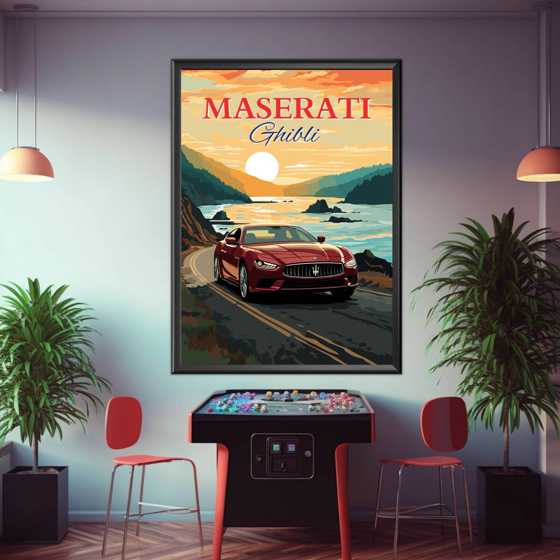 Maserati Ghibli Print