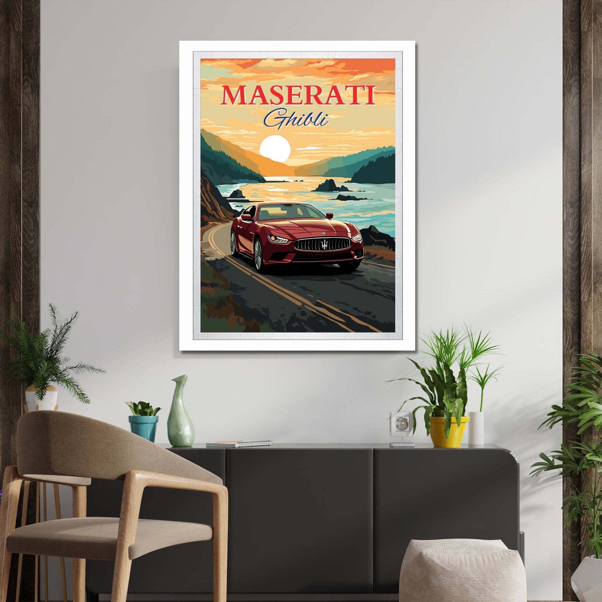 Maserati Ghibli Print