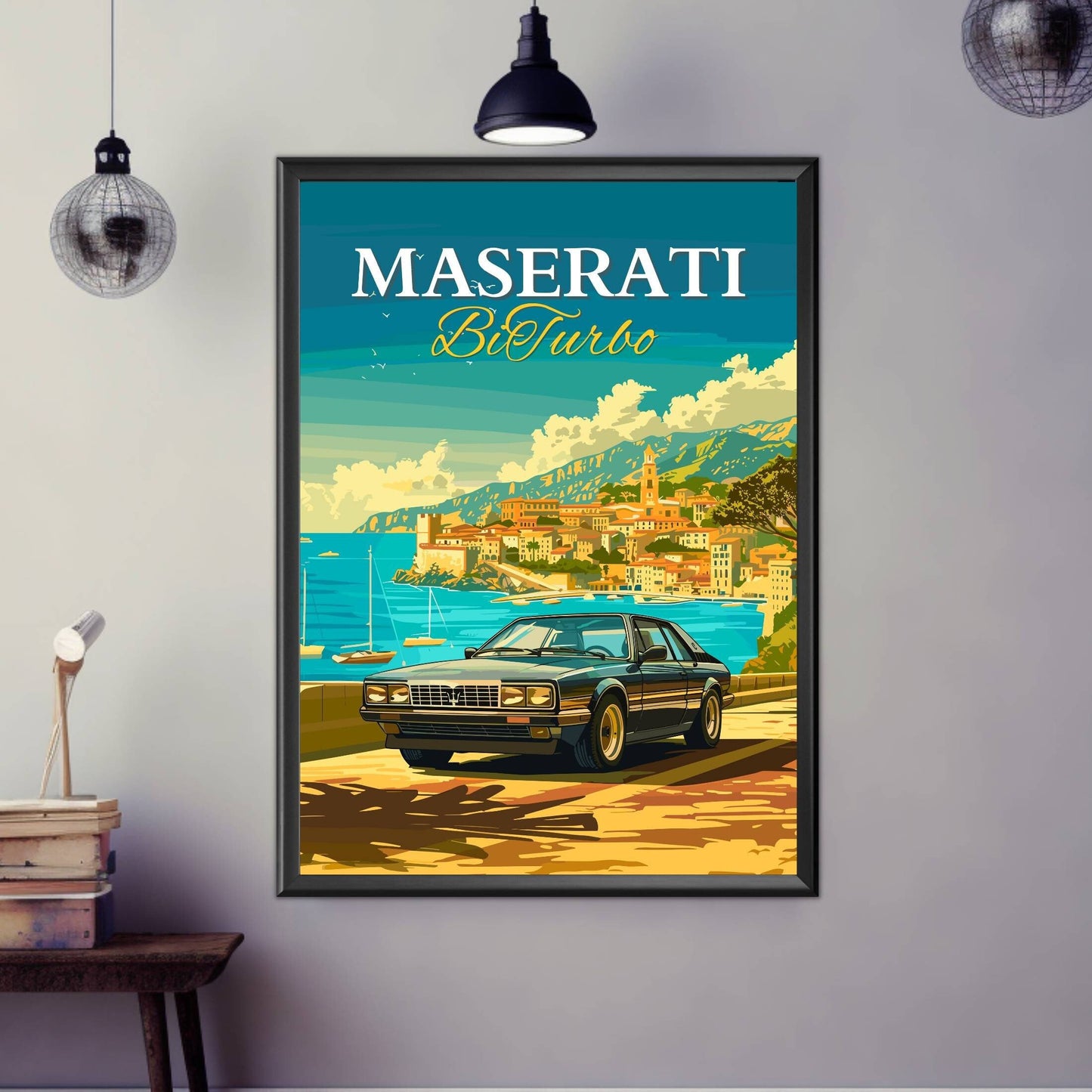 Maserati Bi Turbo Poster