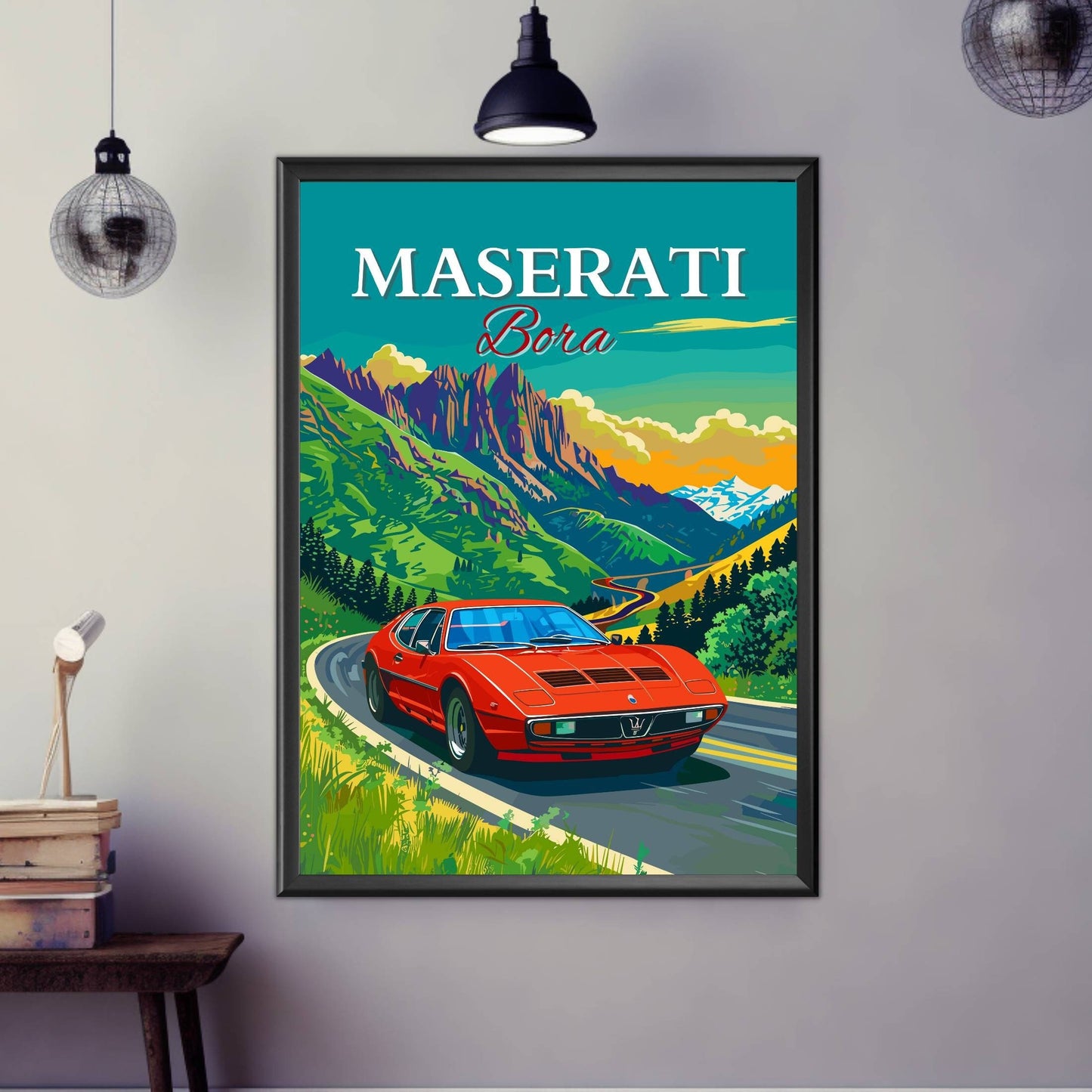 Maserati Bora Poster