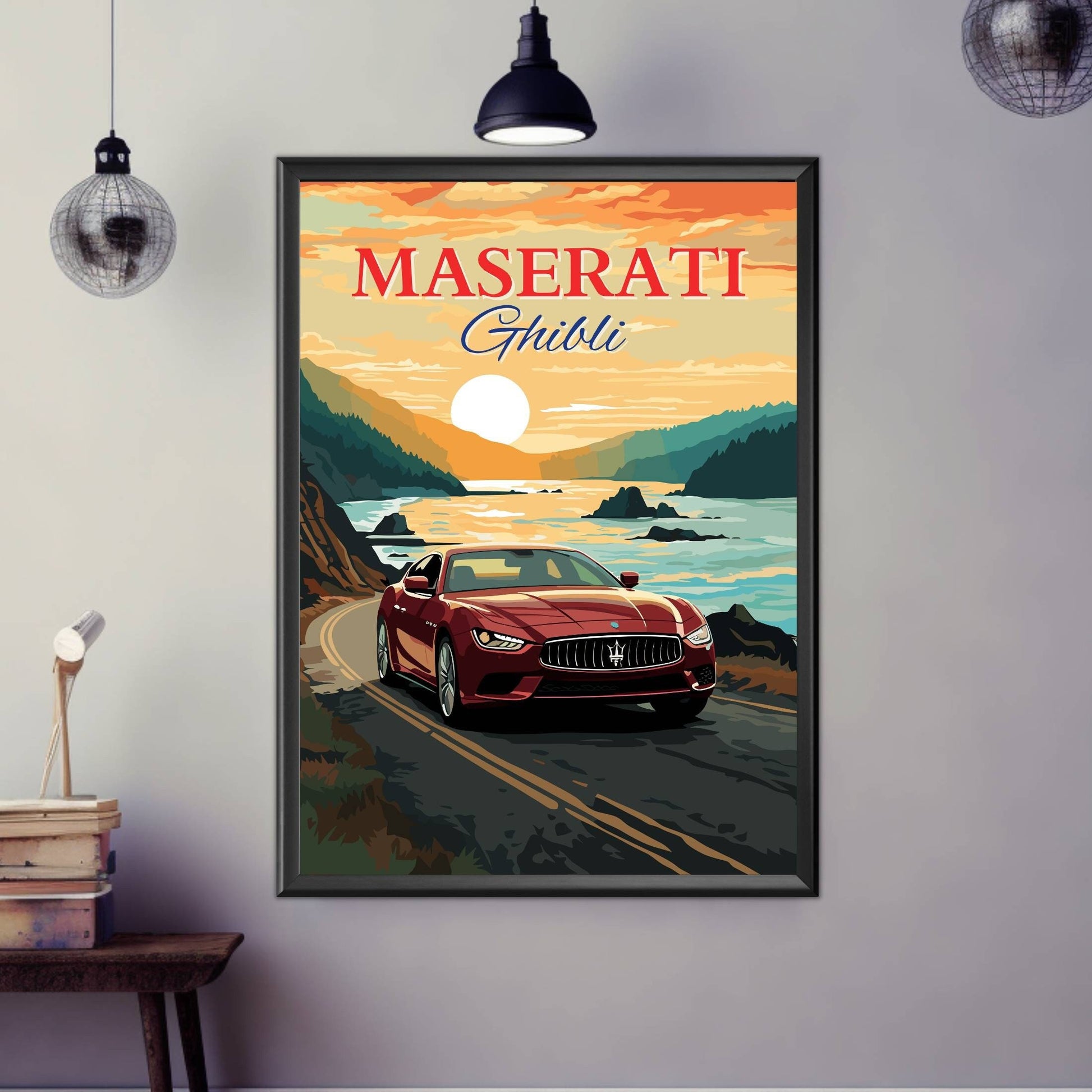 Maserati Ghibli Print