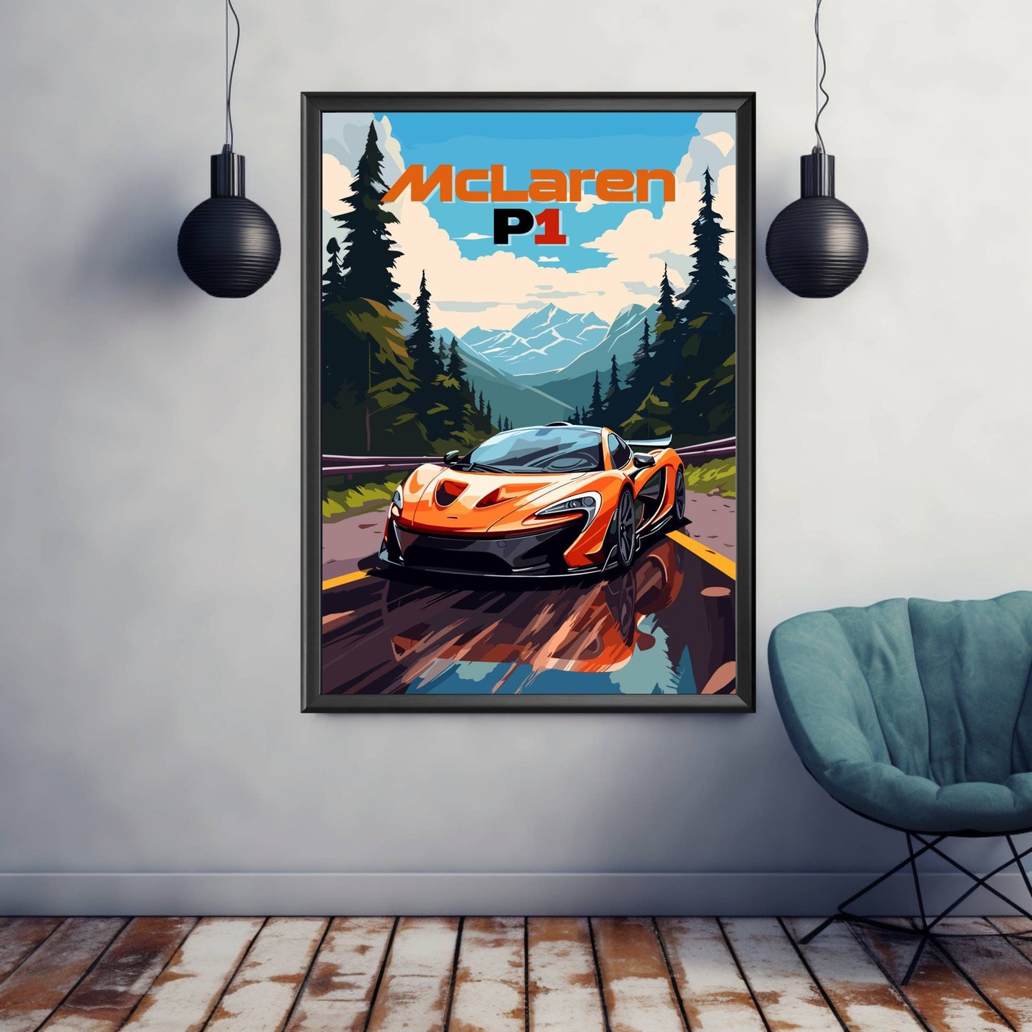 McLaren P1 Poster