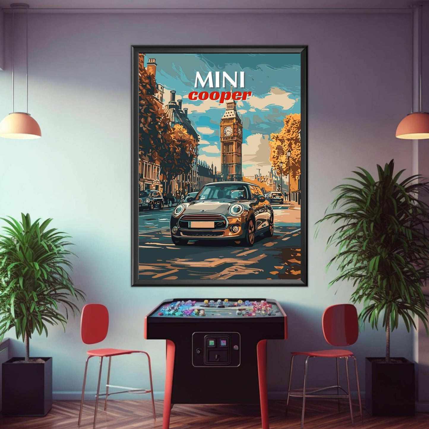 2000s Mini Cooper Poster