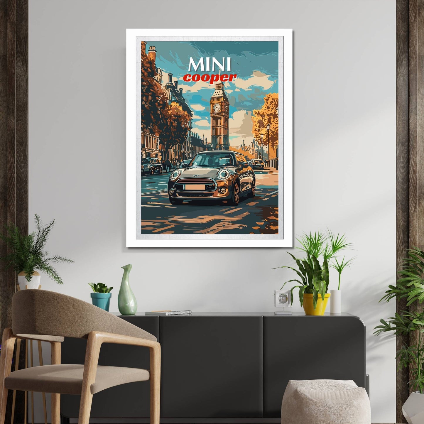 2000s Mini Cooper Poster