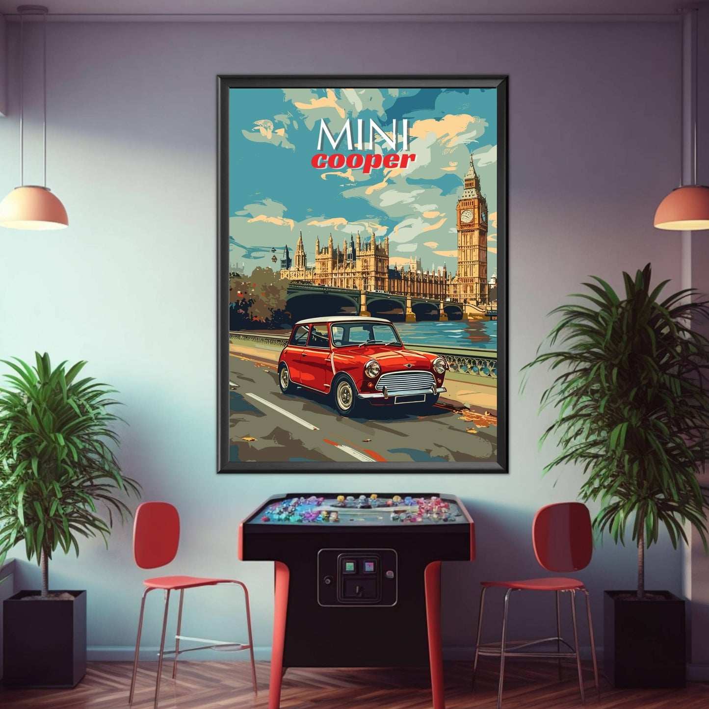 Mini Cooper Print - 1960s