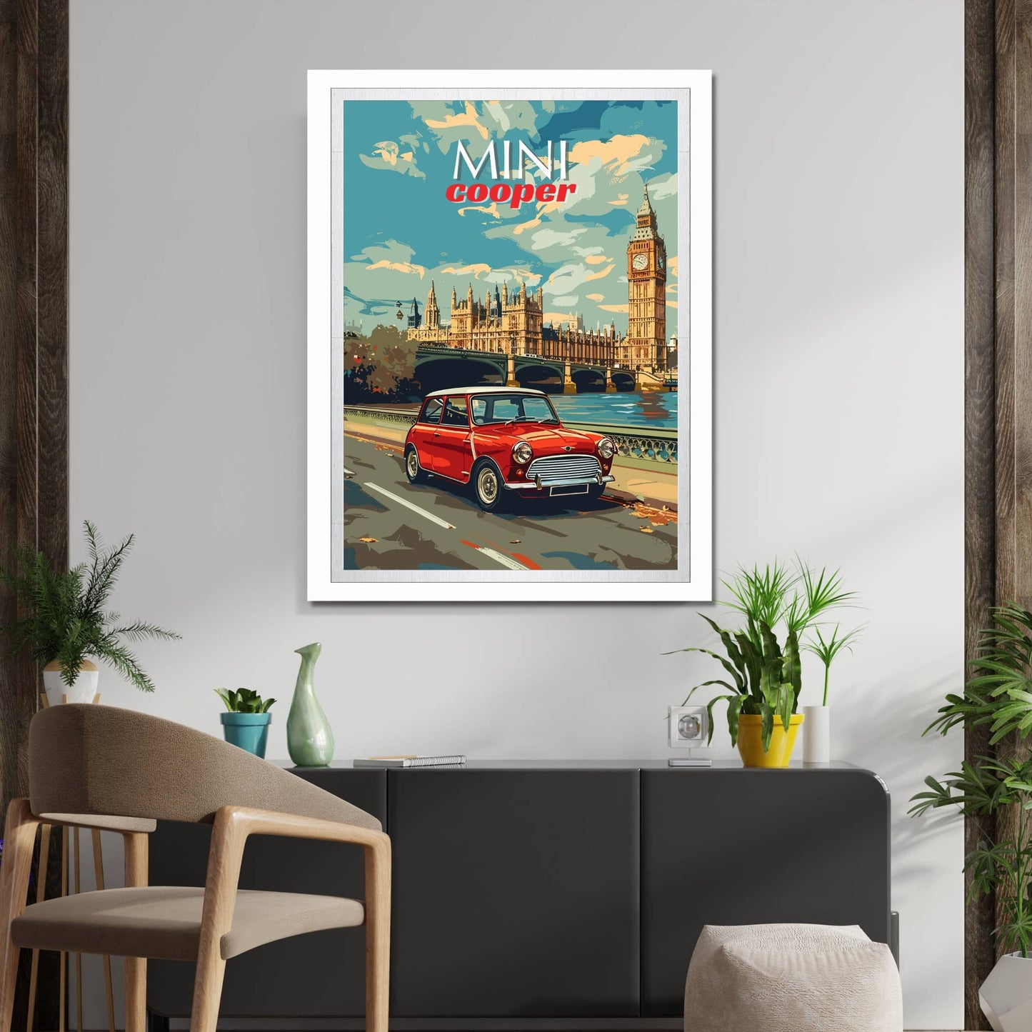 Mini Cooper Print - 1960s