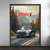 Mini Cooper S Poster, Mini Cooper S Print, Car Print, 2010s Car, Car Art, Modern Classic car print, Sports Car Print, Performance Car Print