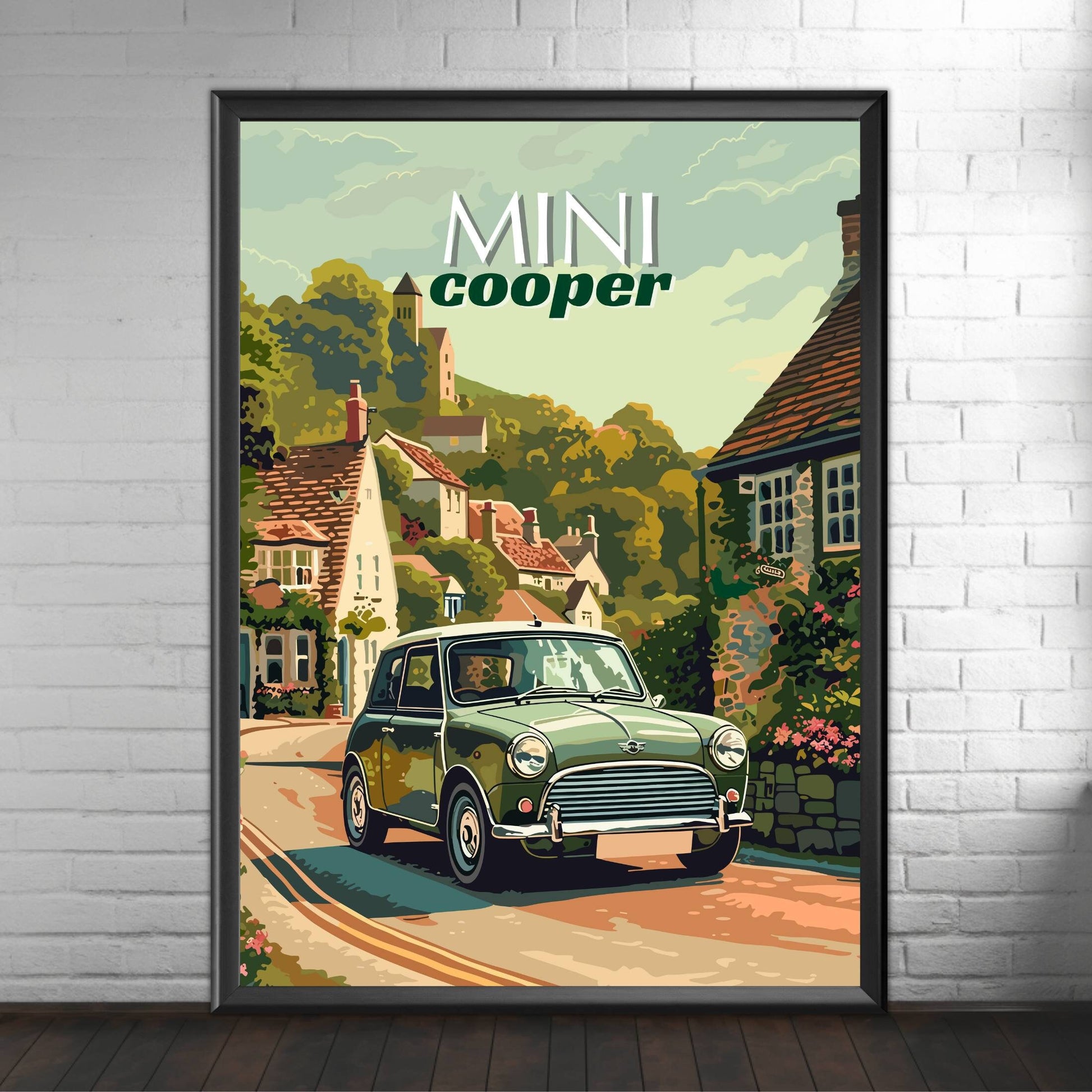 1960s Mini Cooper Poster