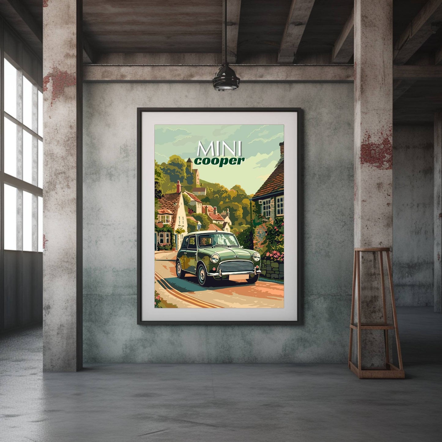 1960s Mini Cooper Poster