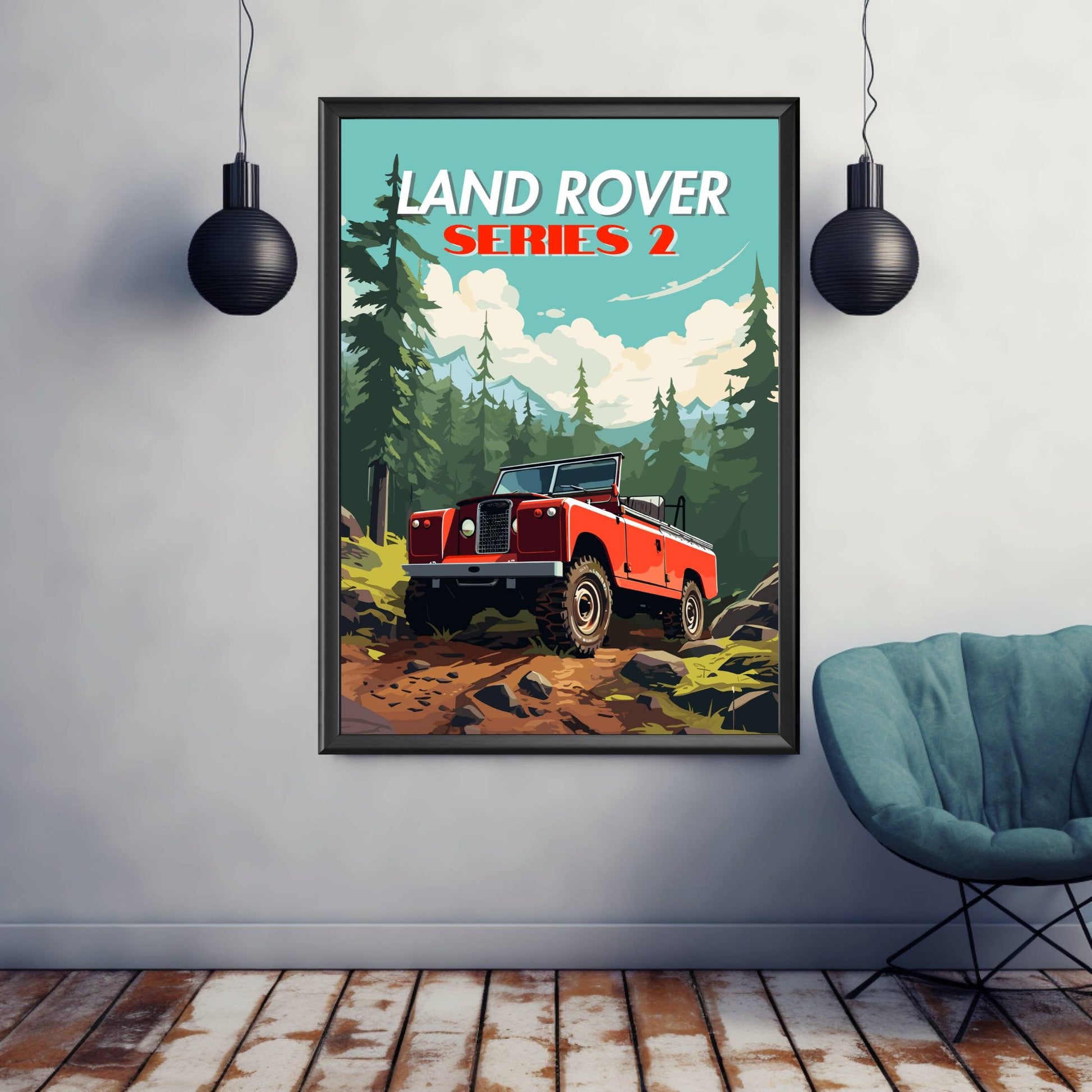 Land Rover Series 2 Poster