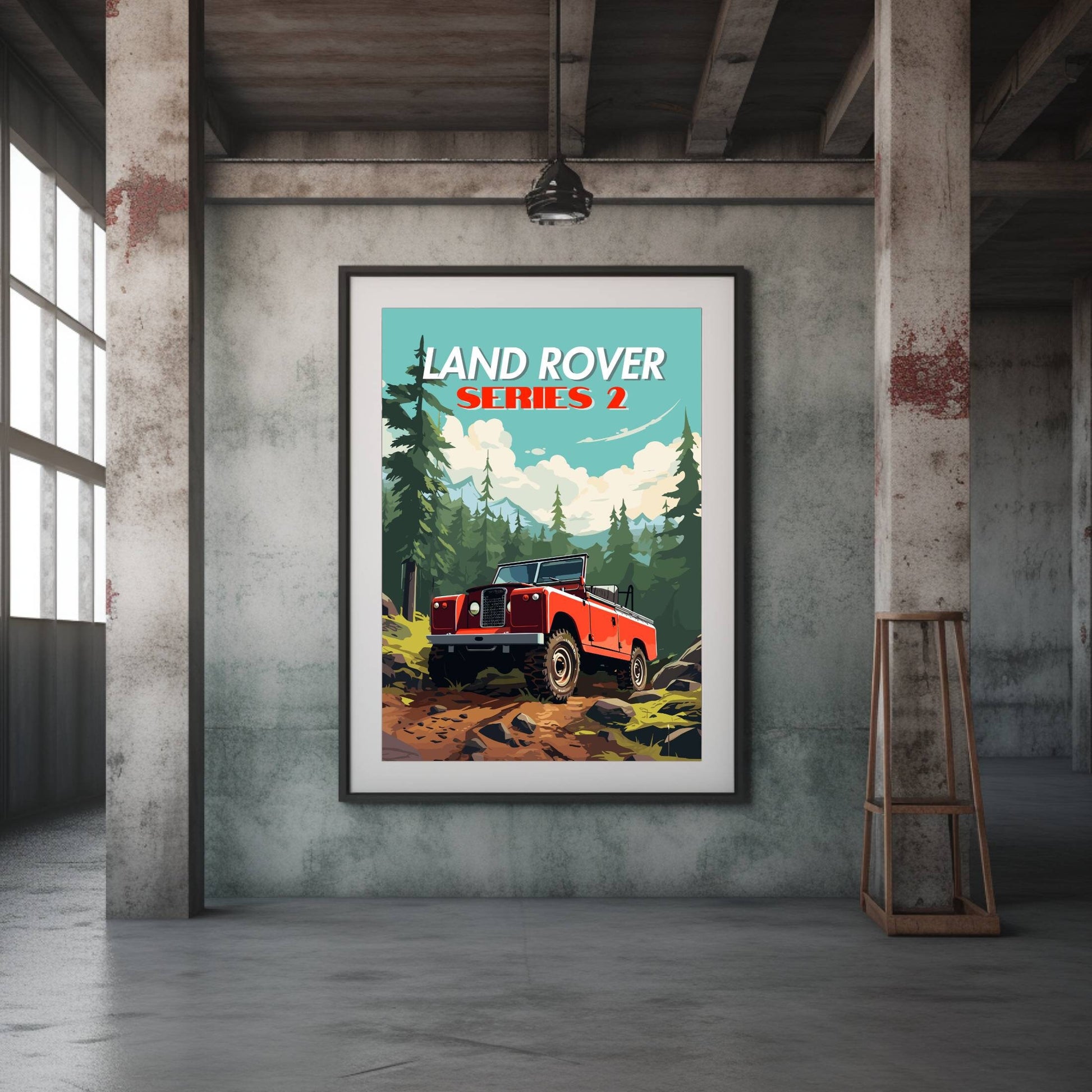 Land Rover Series 2 Poster