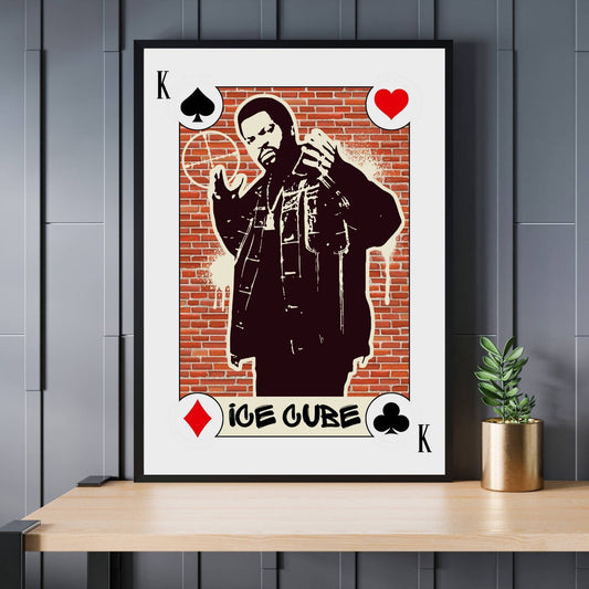 Ice Cube Print, Music Art, Music Print, Ice Cube Poster, Music Poster, Retro Music Art, Rap Music Poster, Hip-Hop Music Poster